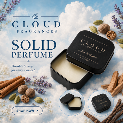 Solid perfume strong and long-lasting - Luxury Perfume Scents - 1 oz