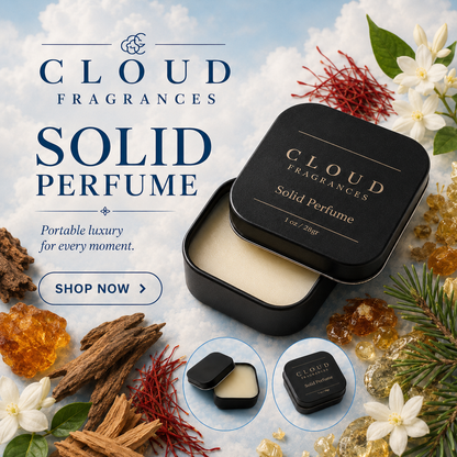 Solid perfume strong and long-lasting - Luxury Perfume Scents - 1 oz